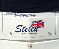 Custom boat name design