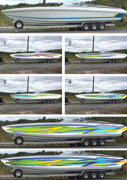 Digital boat graphics